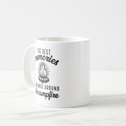 Erinnerungen Campfire Kaffeetasse (Vorderseite Links)