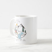 Erinnerungen Camping Kaffeetasse (Vorderseite Links)