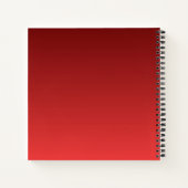 Erinnerungen Custom 8.5" x 8.5" SpiralNotebook Notizblock (Rückseite)