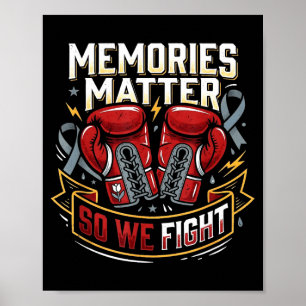 Erinnerungen, damit wir gegen Parkinson kämpfen Aw Poster