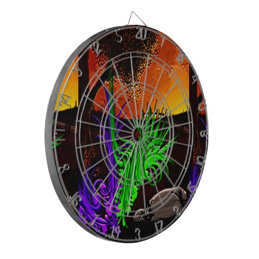 Erinnerungen_ Dartscheibe (Vorderseite Links)