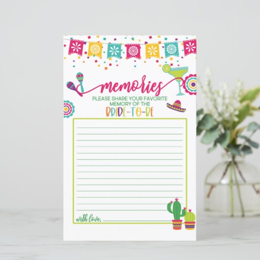 Erinnerungen der Bride to Be - Fiesta WH (Stehend Vorderseite)