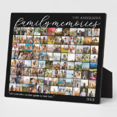 Erinnerungen der Familie Personalisiert 96 FotoCol Fotoplatte (Seite)