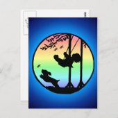 Erinnerungen der Kindheit Postkarte (Vorne/Hinten)