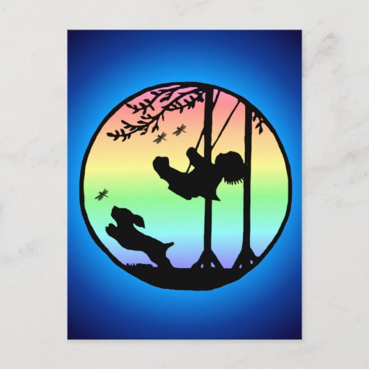 Erinnerungen der Kindheit Postkarte (Vorderseite)