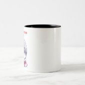 Erinnerungen der Kindheit Zweifarbige Tasse (Mittel)