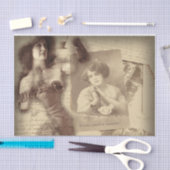 Erinnerungen der Mama-Dekoupage Seidenpapier (Handwerk)