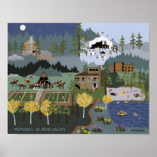 Erinnerungen des Bärn-Tal-Druckes Poster