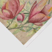 Erinnerungen des Roten Magnolien Seidenpapier (Ausschnitt)