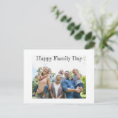 Erinnerungen, die ein Leben lang dauern: Unser Fam Postkarte (Stehend Vorderseite)