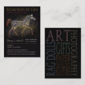 Erinnerungen durch Gin-Geschäfts-Karten Visitenkarte (Vorne/Hinten)