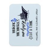 Erinnerungen eine Kreuzfahrt auf einer Türhütte ma Magnet (Vertikal)