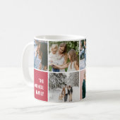 Erinnerungen Einfache FotoCollage Kaffeetasse (Vorderseite Links)