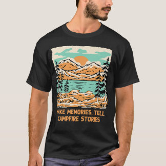 Erinnerungen erzählen Campfeuergeschichten Camping T-Shirt