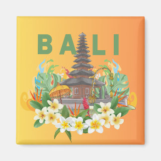 "Erinnerungen faszinieren: Handgefertigte Bali-Mag Magnet
