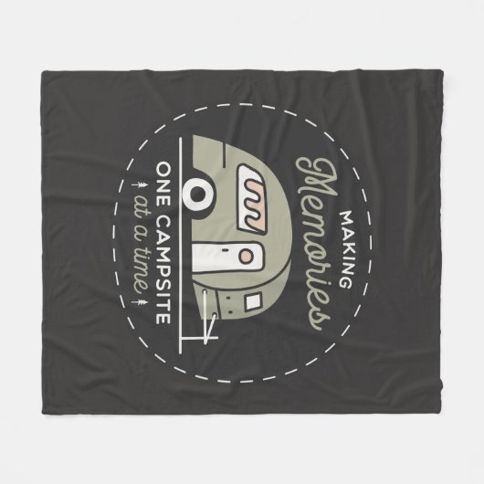 Erinnerungen Fleece Blanket machen (Vorderseite (Horizontal))