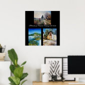 Erinnerungen Florenz-Toskana Poster (Heimbüro)