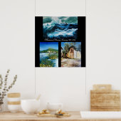 Erinnerungen Florenz-Toskana Poster (Küche)