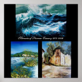 Erinnerungen Florenz-Toskana Poster (Vorne)