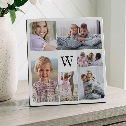 Erinnerungen FotoCollage & Monogram Fotoplatte