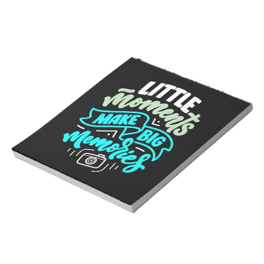 Erinnerungen Fotograf Notizblock (Rotiert)