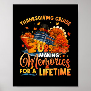 Erinnerungen für ein Leben lang auf einer Thanksgi Poster