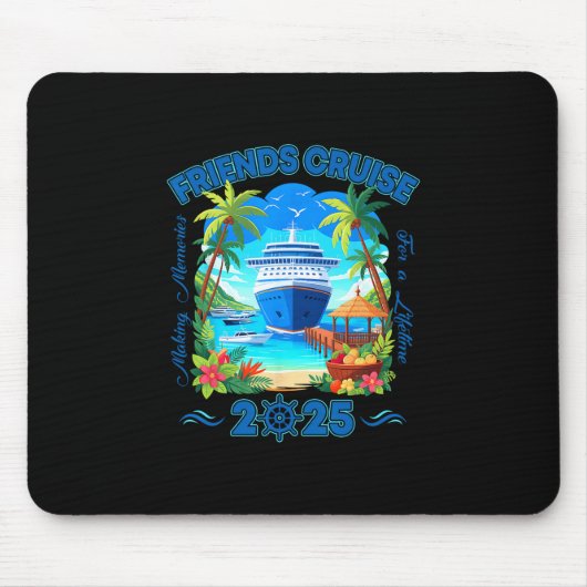 Erinnerungen für ein Leben lang - passende Freunde Mousepad (Vorne)