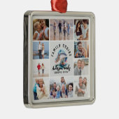 Erinnerungen für Familienfahrten Fotomaterial aufb Ornament Aus Metall (Rechts)