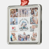 Erinnerungen für Familienfahrten Fotomaterial aufb Ornament Aus Metall (Links)