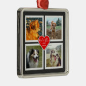 Erinnerungen für Haustiere machen Personalisiert Ornament Aus Metall (Rechts)