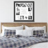 Erinnerungen für Ihre Familie - individuelle FotoC Leinwanddruck (Insitu (Schlafzimmer))
