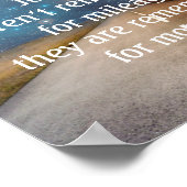 Erinnerungen für Reisen auf der Reise Poster (Ecke)