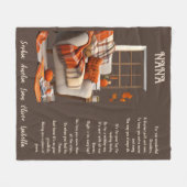 Erinnerungen, gewebt in einer warmen Fleece-Decke Fleecedecke (Vorderseite (Horizontal))