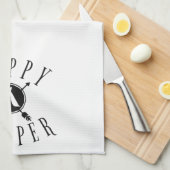 Erinnerungen glücklichen Camper Spaß Sommerküche z Geschirrtuch (Viertel Falte)