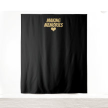 Erinnerungen Gold Black Wedding Foto Hintergrund