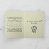 Erinnerungen: Guinea Schweineheim Sympathekarte Karte (Innenseite)