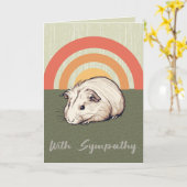 Erinnerungen: Guinea Schweineheim Sympathekarte Karte (Gelbe Blume)