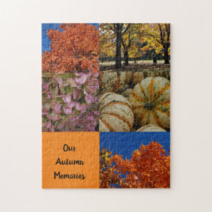 Erinnerungen im Herbst Naturbaume Erntepuzzle Puzzle