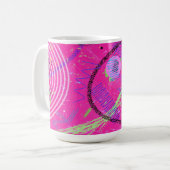 Erinnerungen im Kindesalter Abstrakt Art Kaffeetasse (Vorderseite Links)