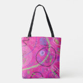 Erinnerungen im Kindesalter Abstrakt Art Tasche (Rückseite)