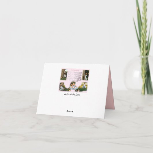 Erinnerungen im Kindesalter Karte (Rückseite)