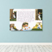 Erinnerungen im Kindesalter Leinwanddruck (Insitu (Holzboden))