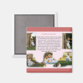 Erinnerungen im Kindesalter Magnet (Vorderseite/Rückseite)