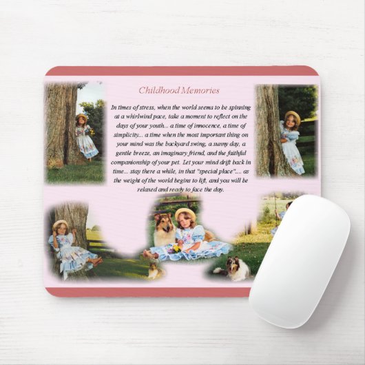 Erinnerungen im Kindesalter Mousepad (Mit Mouse)