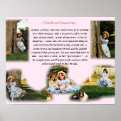Erinnerungen im Kindesalter Poster (Vorne)