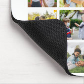 Erinnerungen in Bewegung: Anpassbare 16-FotoCollag Mousepad (Ecke)