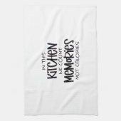 Erinnerungen in der Küche Geschirrtuch (Vertikal)