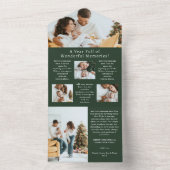 Erinnerungen Jahr im Review Foto Collage Holiday C All In One Einladung (Innen Boden)