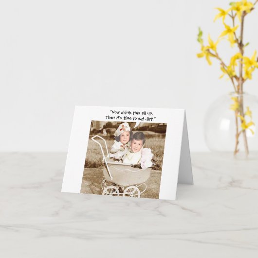 Erinnerungen Karte (Gelbe Blume)