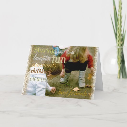 Erinnerungen Karte (Vorderseite)